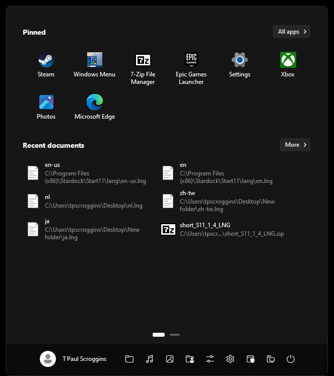 Start11 v2 UI:Windows 11 风格 - Start11 2.0 帮助中心